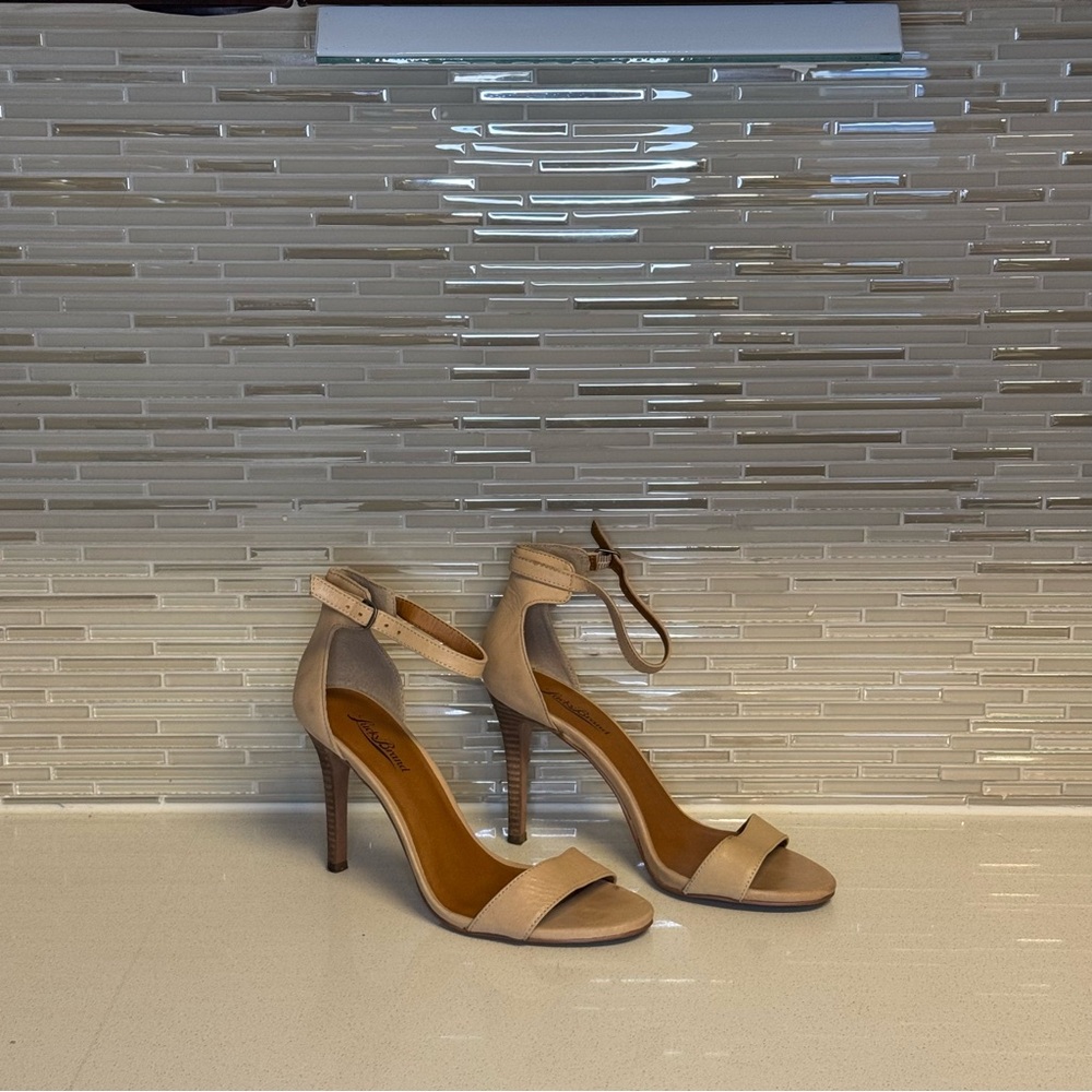 Lucky Brand Juliett Heels – Wheat Color – Size 8M – Used with Box